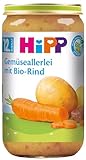 HiPP Gemüseallerlei mit Bio-Rind, 6er Pack (6 x 250 g)