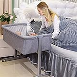 Babybetten, Beistellbett, Kinderbett, Mit Moskitonetzen und Rädern